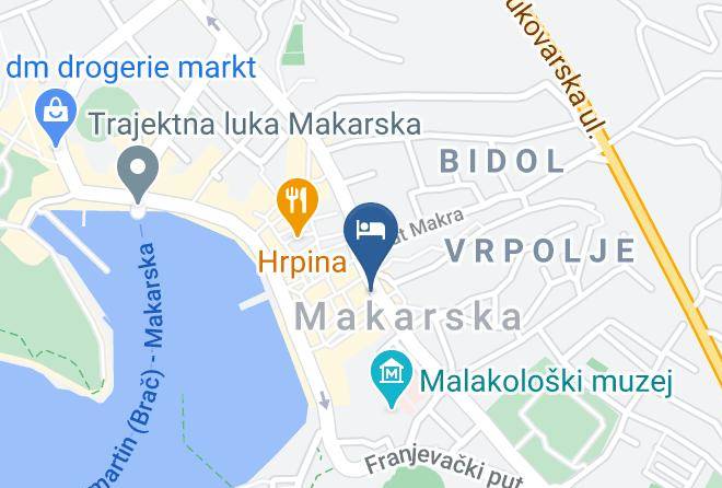 Makarska - Srzic Vedran Dr Med Maps