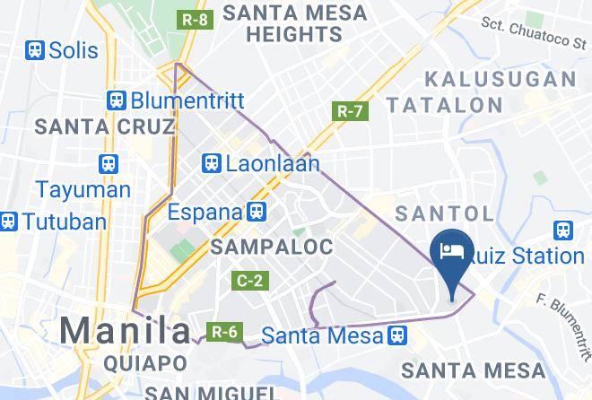 Metro Manila - Sta Mesa Across Sm Model Unit 2 Br Maps