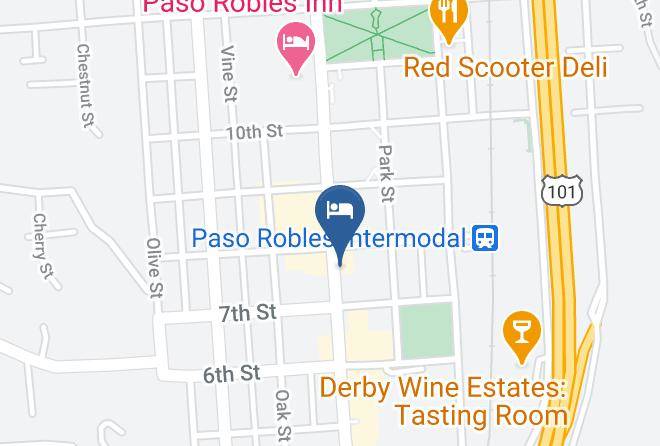 San Luis Obispo - Stables Inn Maps