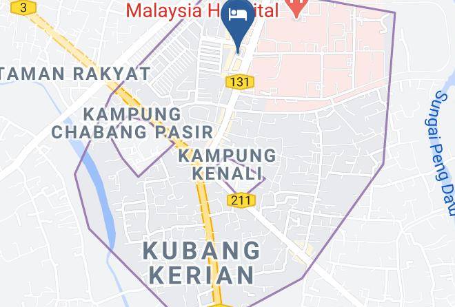 Kota Bharu - Stada Hotel Maps