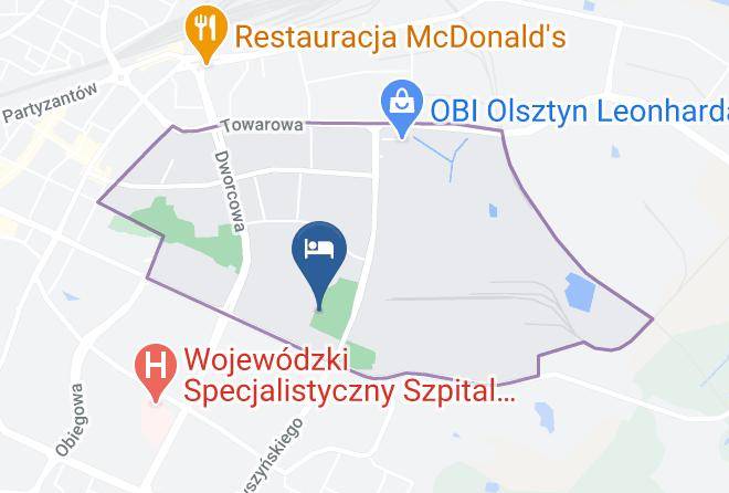 Olsztyn - Stadion W Olsztynie Maps