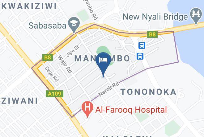 Mombasa - Stadium Holiday Inn Maps