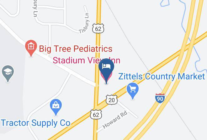 Erie - Stadium View Inn Maps