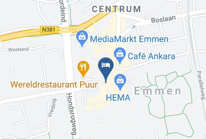 Stads Hotel Boerland Map