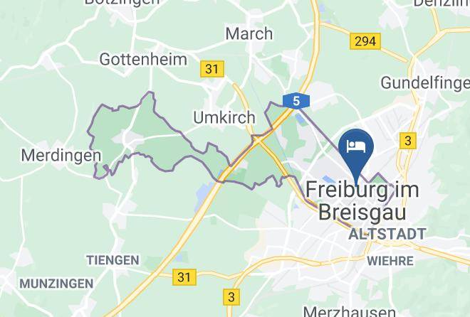 Freiburg - Hotel Stadt Freiburg Maps