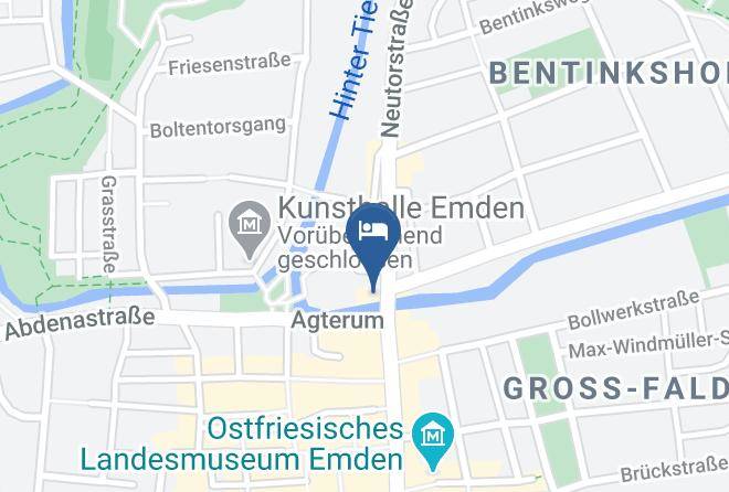Emden - Stadt Gut Hotel Groser Kurfurst Maps