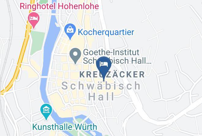Schwabisch Hall - Stadt Gut Hotel Und Gasthof Goldener Adler Maps