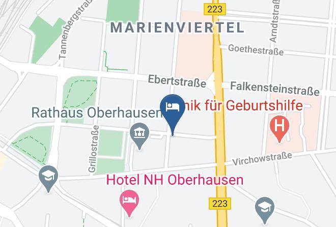 Oberhausen - Hotel Zum Rathaus Maps