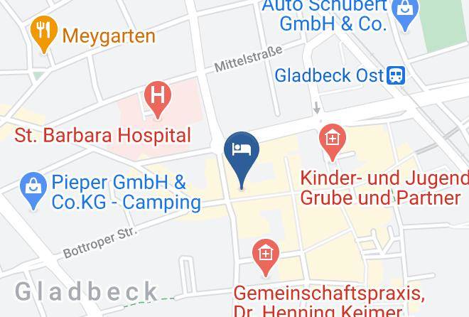Recklinghausen - Stadt Hotel Gladbeck Maps