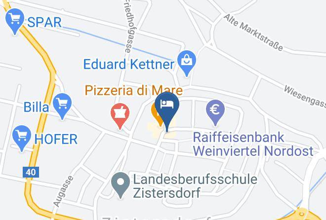 Ganserndorf - Stadtcafe Pension Zistersdorf Maps