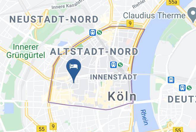 Cologne - Stadthotel Am Romerturm Maps