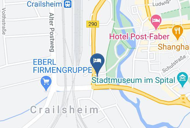 Schwabisch Hall - Stadthotel Crailsheim Maps