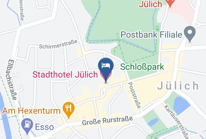Duren - Stadthotel Julich Maps