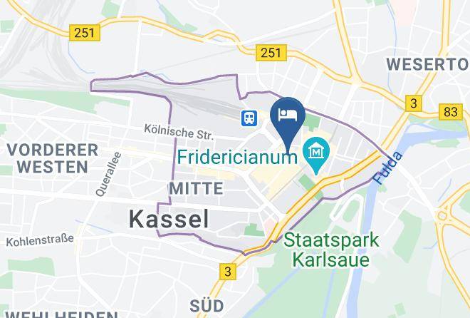 Kassel - Stadthotel Kassel Maps