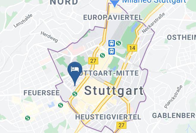 Stuttgart - Hotel Astoria Maps