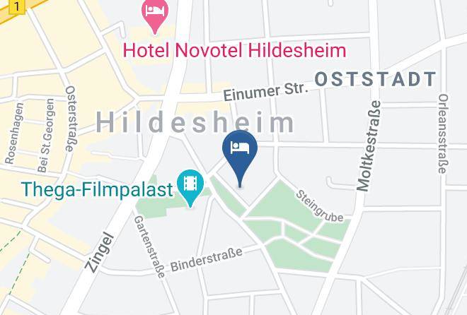 Hildesheim - Hotel Stadtresidenz Hildesheim Maps