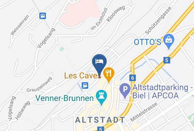 Biel - Stadtzentrum Bed And Breakfast Maps