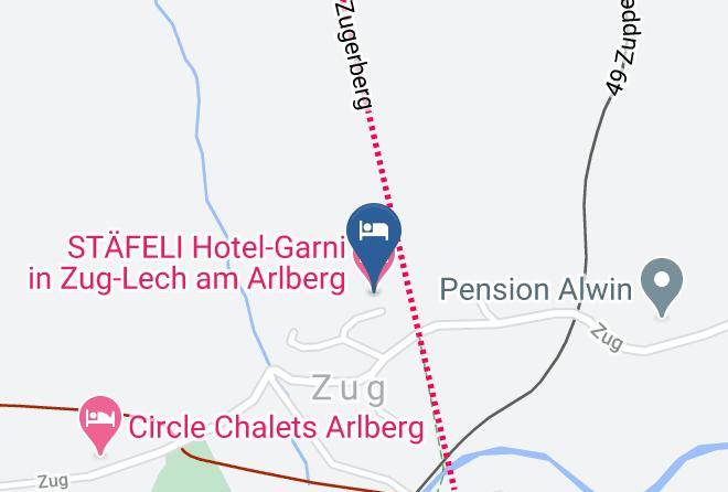 Bludenz - Stafeli Hotel Garni In Zug Lech Am Arlberg Maps
