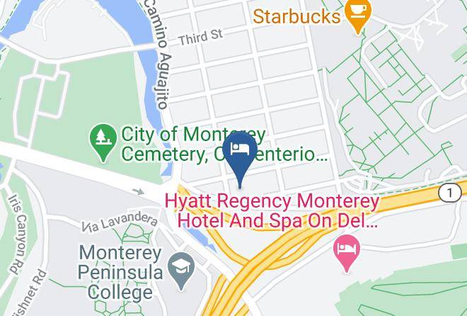Monterey - Stage Coach Lodge Monterey Maps