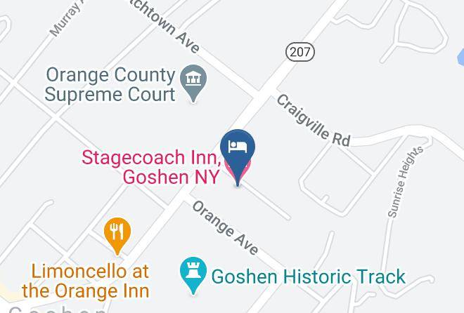 Orange - Stagecoach Inn Goshen Ny Maps