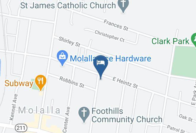Clackamas - Stagecoach Inn Motel Maps