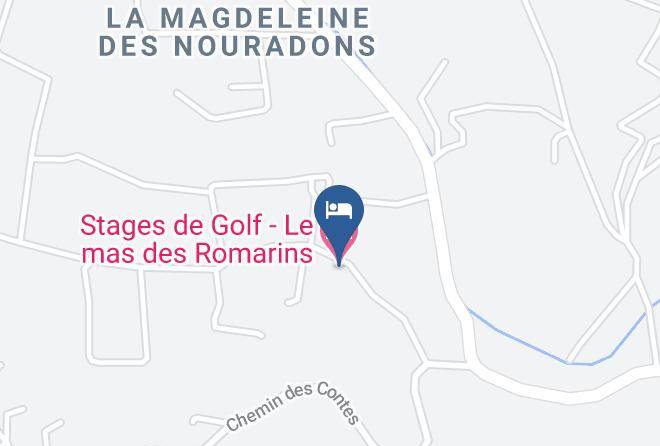 Var - Stages De Golf Le Mas Des Romarins Maps