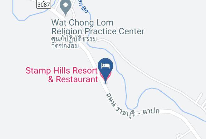 Amphoe Suan Phueng - Stamp Hills Resort & Restaurant Maps