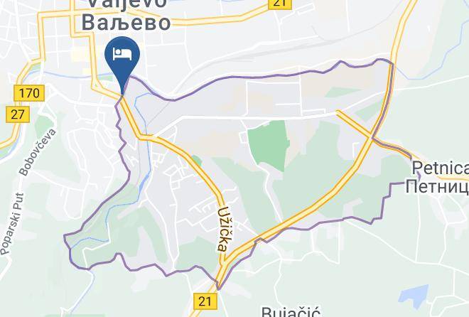 Kolubara District - Stan Na Dan Valjevo Maps