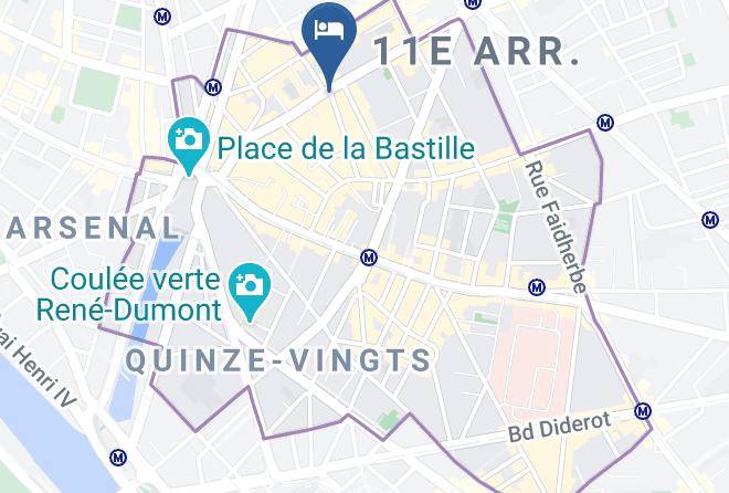 Paris - Standard Design Hotel Maps