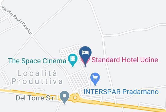 Udine - Standard Hotel Udine Maps