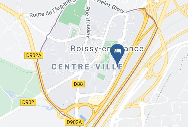 Val D Oise - Standing Hotel Suites By Actisource Maps