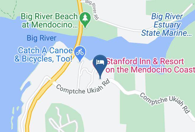 Mendocino - Stanford Inn Eco Resort Maps