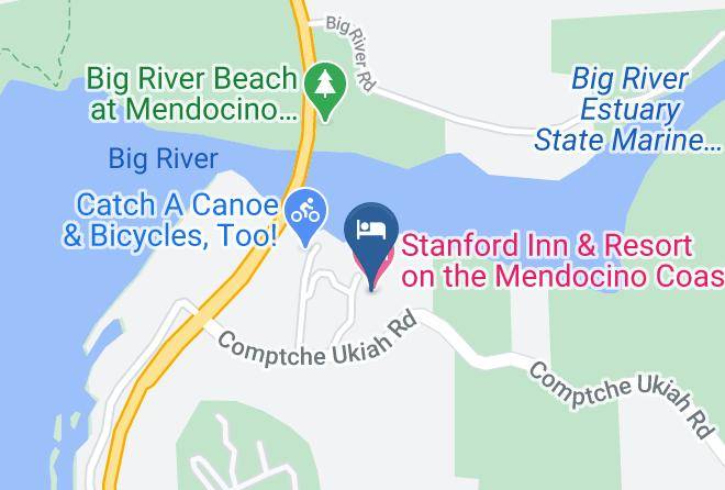 Mendocino - Stanford Inn & Resort On The Mendocino Coast Maps