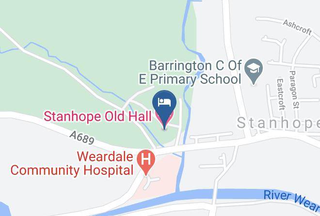 Durham - Stanhope Old Hall Maps