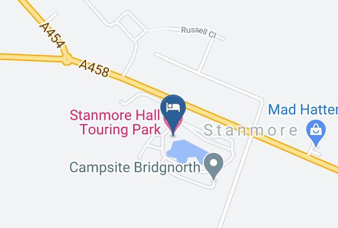 Shropshire - Stanmore Hall Touring Park Maps