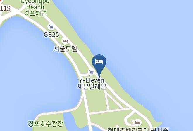 Gangneungsi - Star Beach Hotel Maps