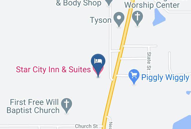 Lincoln - Star City Inn & Suites Maps