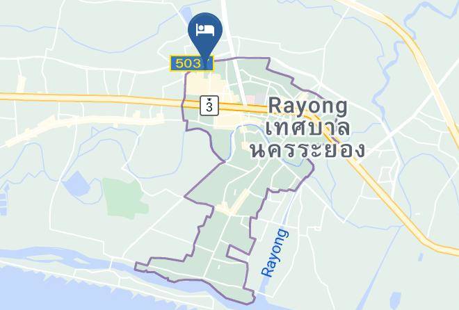 Star Convention Hotel Rayong Map - Rayong - Amphoe Mueang Rayong