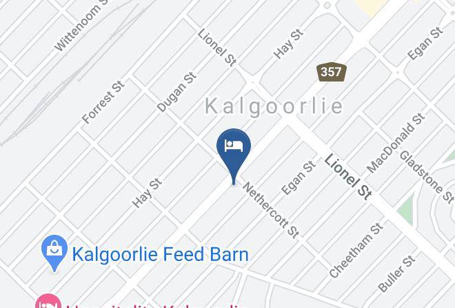 Kalgoorlieboulder - Star & Garter Hotel Motel Maps