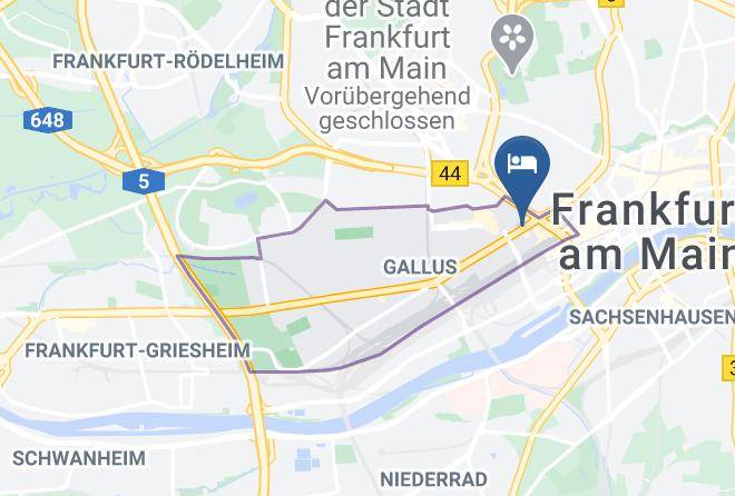 Frankfurt Am Main - Azimut Hotel Frankfurt Maps