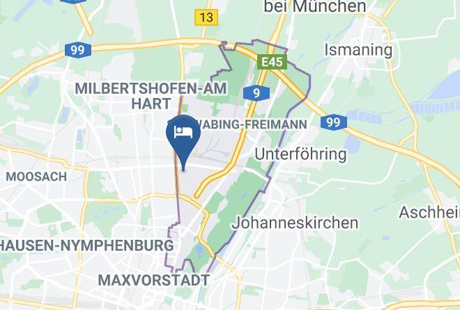 Munich District - Star G Hotel Premium Munchen Domagkstrasse Maps