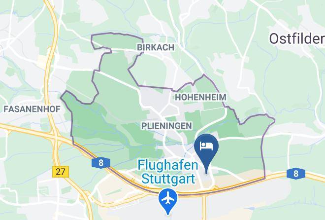 Stuttgart - AMH Airport Messe Hotel Stuttgart Maps