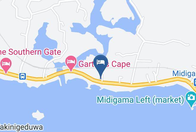 Galle - Star Light Beach Maps