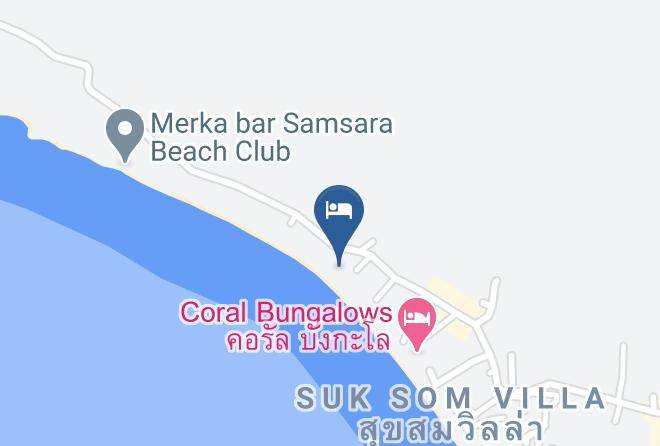 Amphoe Ko Pha Ngan - Star Light Bungalo Maps