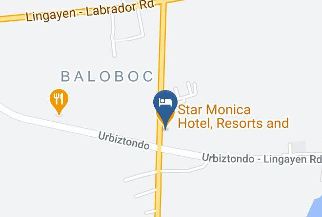Pangasinan - Star Monica Hotel Resorts And Restaurant Maps