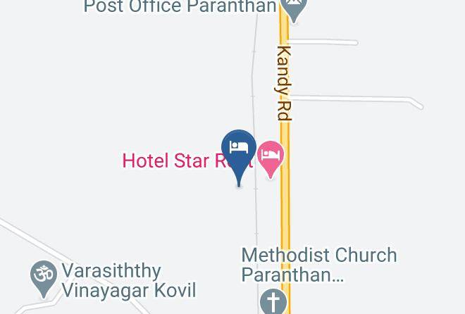 Jaffna - Star Rest Hotel Restaurant & Wedding Hall Maps