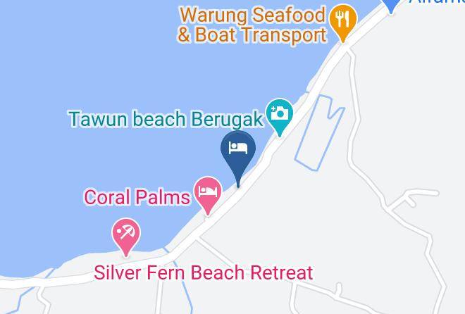 West Lombok Regency - Star Sand Beach Resort And Hotel Maps