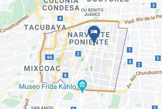 Benito Juarez - Star Suites Mexico Maps