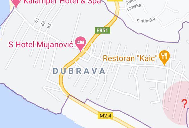 Bar - Stara Kuca Popovica Maps