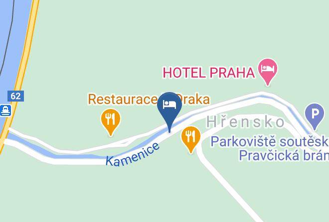 Stara Plynarna Hrensko Map